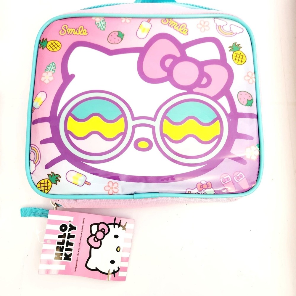 Sanrio Hello Kitty Lunch BOX Lunch Bag Snack‎ Tote Girls Insulated